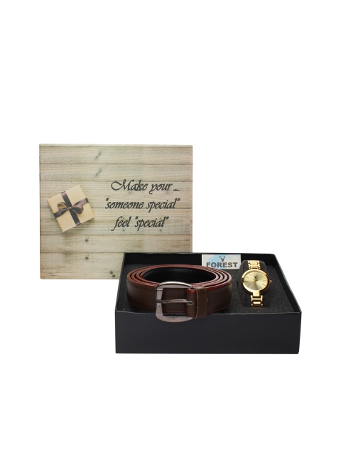 

Gift set consists of a watch and a Belt, Gold