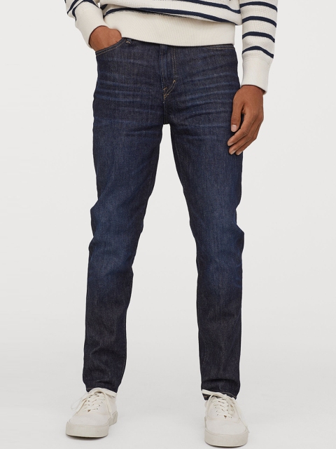 

H&M Men Blue Tapered Jeans