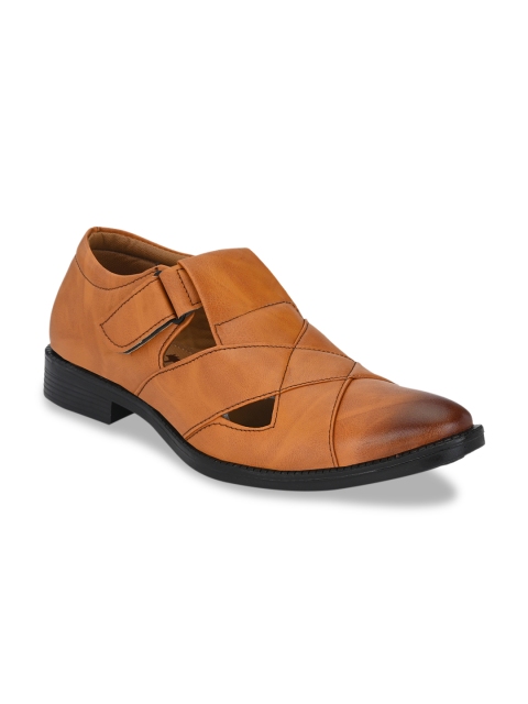 

Big Fox Men Tan Brown Solid Comfort Sandals