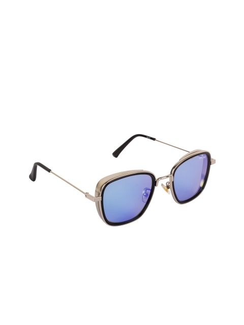 

Voyage Unisex Square UV Protected Sunglasses 58157MG3161, Blue