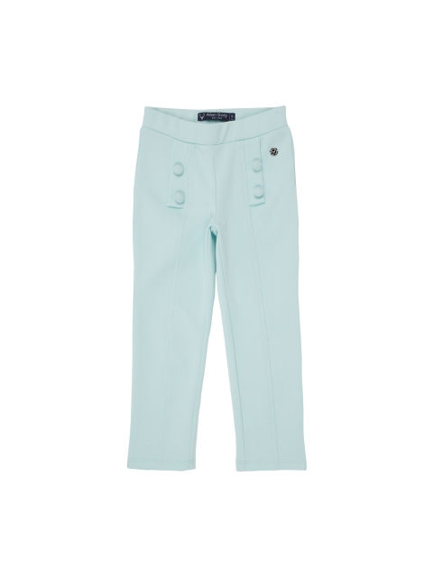 

Allen Solly Junior Girls Blue Solid Ankle-Length Leggings