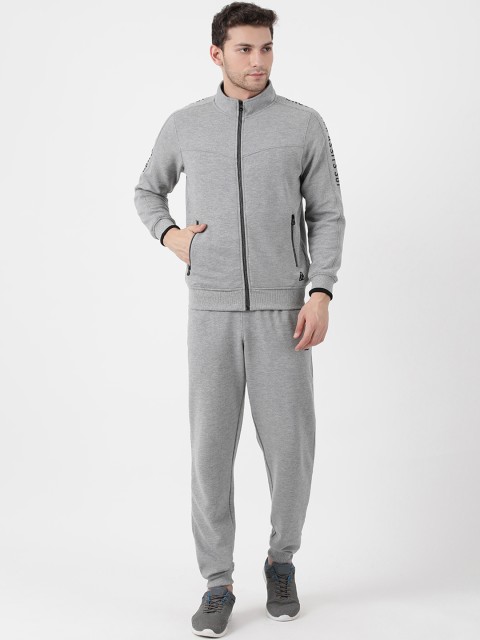 

Monte Carlo Men Grey Melange Solid Tracksuit