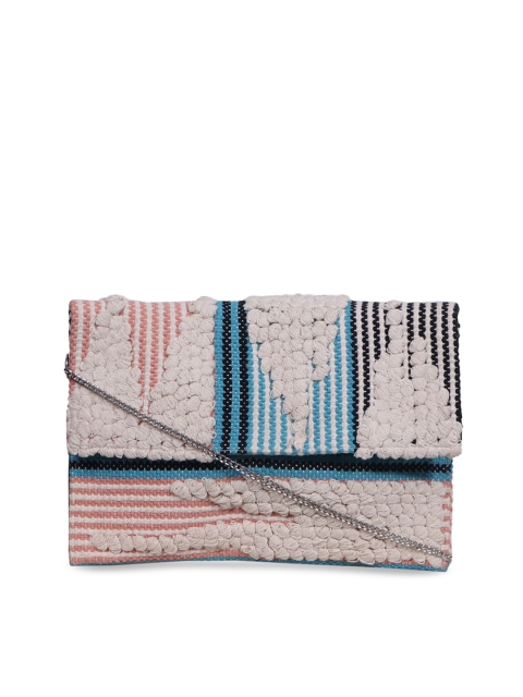 

Diwaah Multicoloured Textured Envelope Clutch, Multi