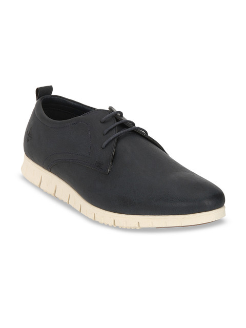 

Bond Street By Red Tape Men Navy Blue Solid Derbys