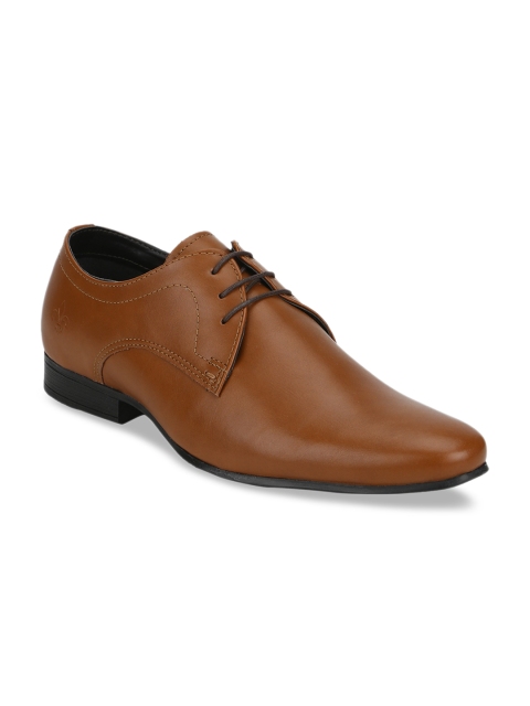 

Bond Street By Red Tape Men Tan Brown Solid Formal Derbys