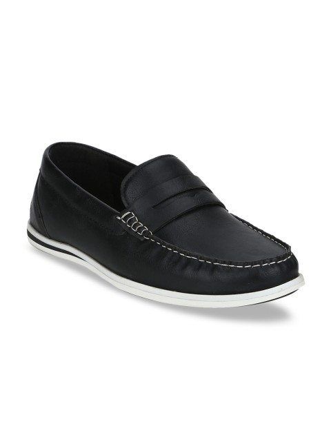 

Bond Street By Red Tape Men Black Loafers