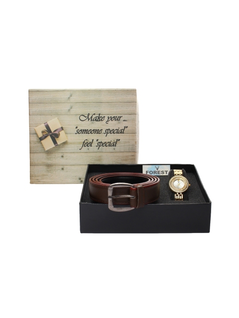 

Hobforestessentials Women Watch Gift Set, Silver