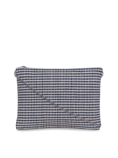 

Diwaah Black & White Checked Sling Bag