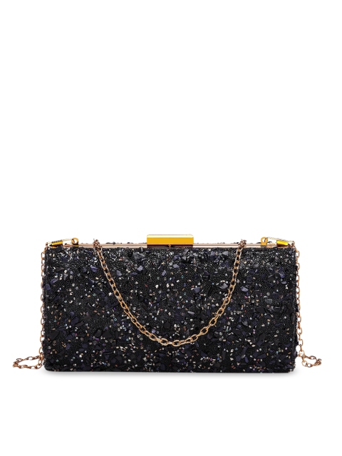 

Diana Korr Black Sequin Embellished Clutch