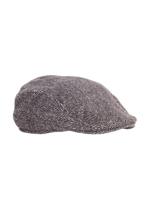 

Alvaro Castagnino Men Brown & White Self Design Ascot Cap