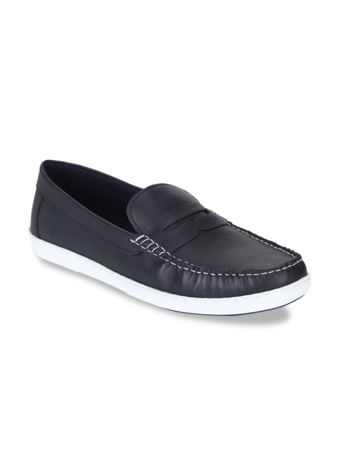 

Bond Street By Red Tape Men Navy Blue Solid Loafers