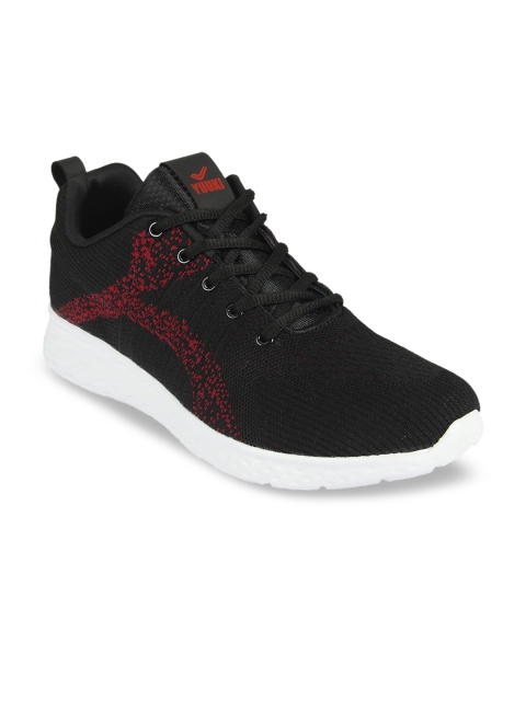 

Yuuki Men Black Mesh Running Shoes