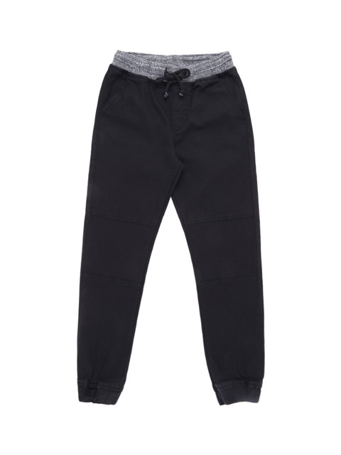 

Pantaloons Junior Boys Navy Blue Regular Fit Solid Joggers