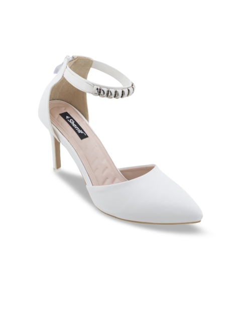 

Sherrif Shoes Women White Solid Sandals