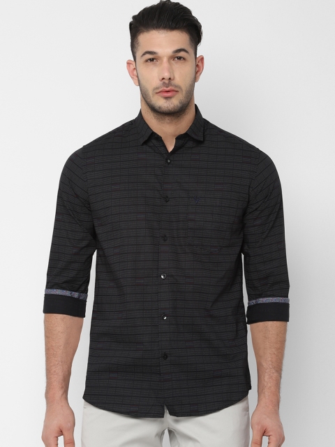 

Allen Solly Men Black & White Slim Fit Printed Casual Shirt