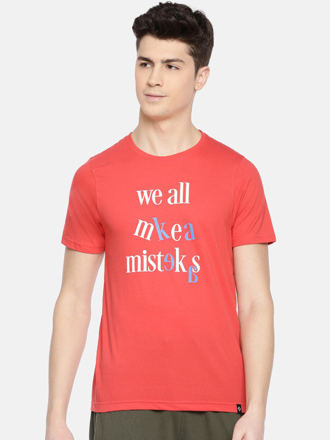 

Dollar Bigboss Men Red Printed Lounge T-Shirt