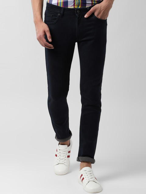 

Peter England Casuals Men Navy Blue Slim Fit Mid-Rise Clean Look Stretchable Jeans