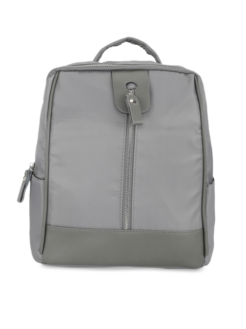 

People Women Grey Solid Backpack
