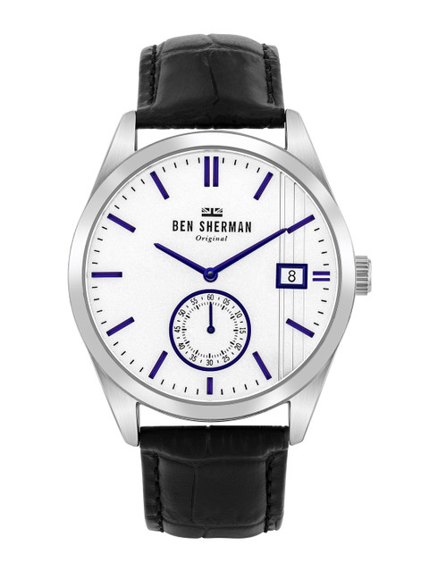 

BEN SHERMAN Men White & Black Analogue Watch WB039UB