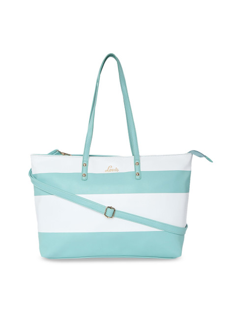 

Lavie Green & White Striped Shoulder Bag