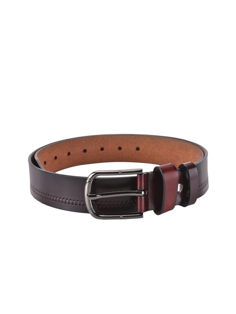 

BuckleUp Men Brown Solid Belt