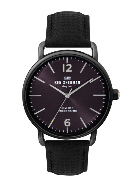 

BEN SHERMAN Men Black Analogue Watch WB026BB