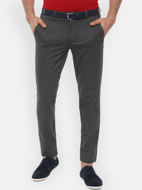 

Van Heusen Sport Men Grey Slim Fit Solid Regular Trousers