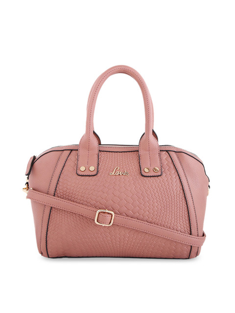 

Lavie Pink Textured Handheld Bag