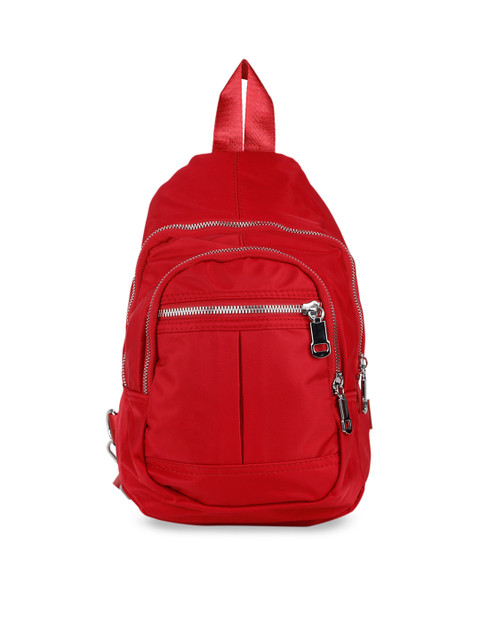 

People Women Red Solid Backpack