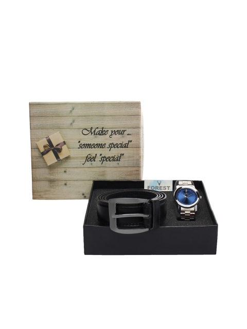 

Hobforestessentials Men Watch Gift Set, Blue