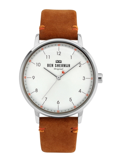

BEN SHERMAN Men White Analogue Watch WB043T