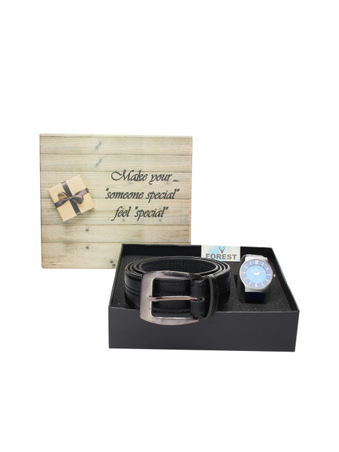 

Hobforestessentials Men Watch Gift Set, Blue