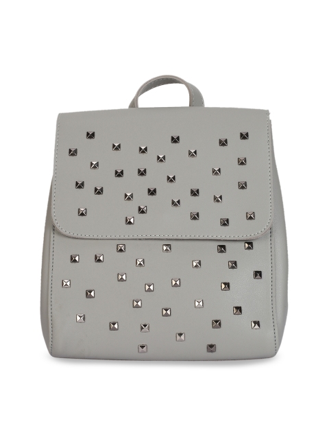 

People Women Grey Embellished Backpack