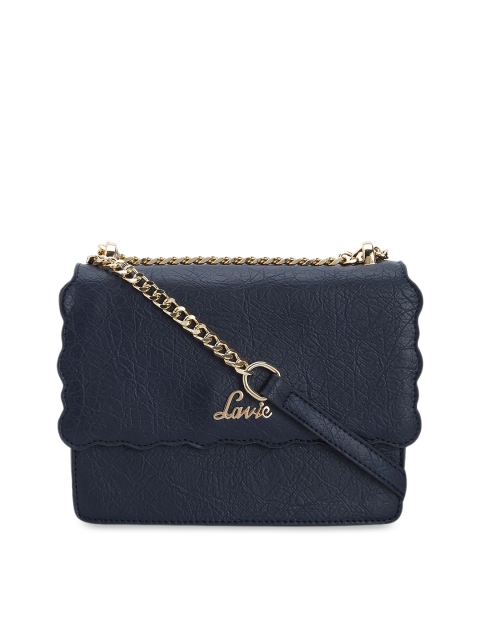 

Lavie Navy Blue Solid Sling Bag