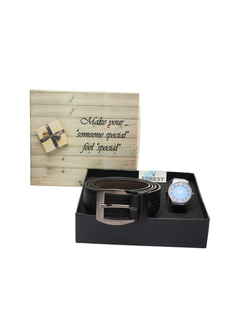 

Hobforestessentials Men Watch Gift Set, Blue