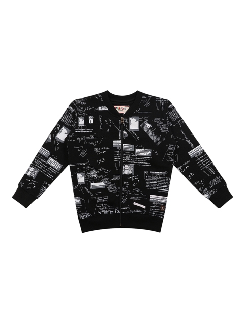 

Lil Tomatoes Boys Black & White Printed Sweatshirt