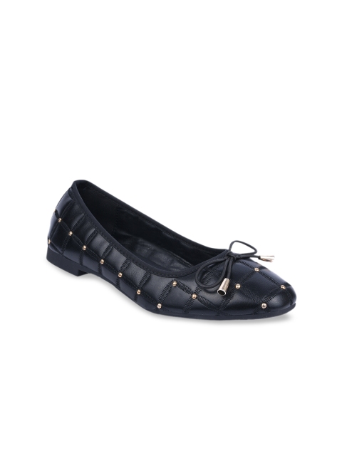 

URBANE Women Black Embellished Ballerinas