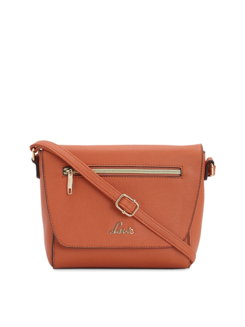 

Lavie Orange Solid Sling Bag