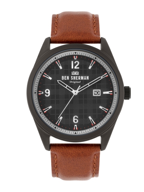 

BEN SHERMAN Men Black Analogue Watch WB040TB