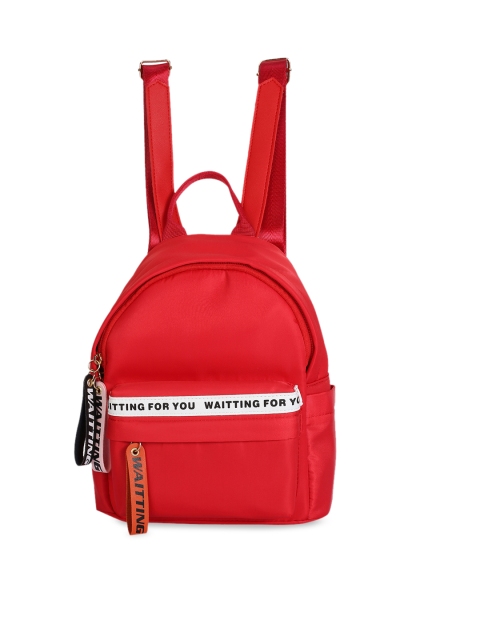 

People Women Red Solid Backpack