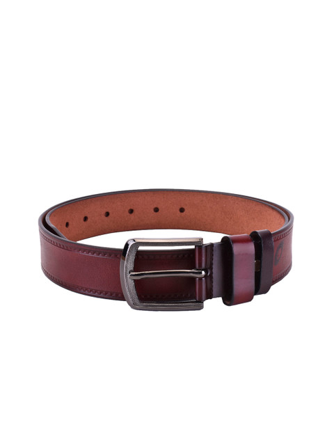 

BuckleUp Men Brown Solid Belt