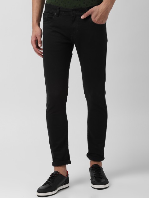 

Peter England Casuals Men Black Skinny Fit Mid-Rise Clean Look Stretchable Jeans