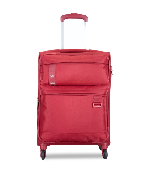 

Skybags Unisex Red 360-Degree Rotation Cabin Trolley Suitcase
