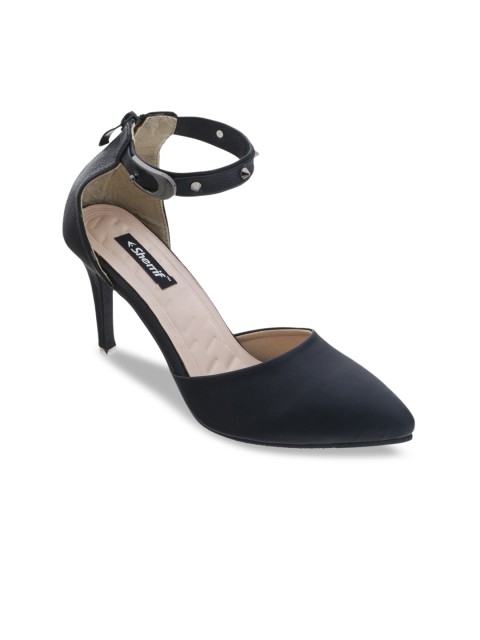 

Sherrif Shoes Women Black Solid Stilettos