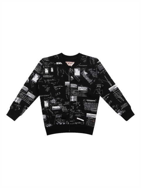 

Lil Tomatoes Boys Black & White Printed Sweatshirt