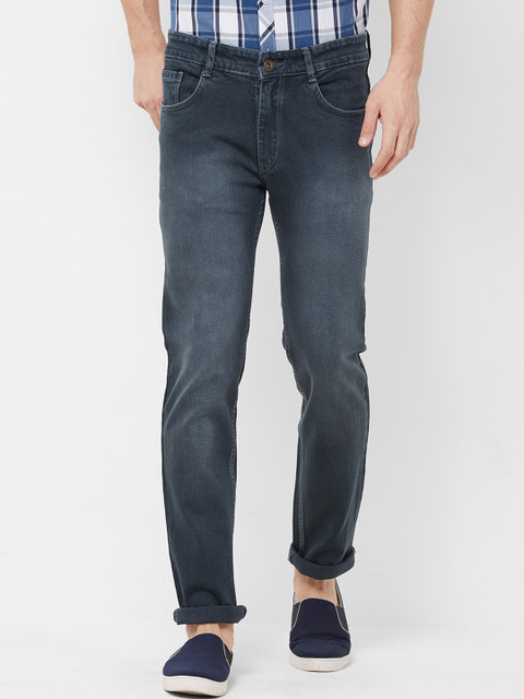 

Solemio Men Blue Slim Fit Mid-Rise Clean Look Jeans