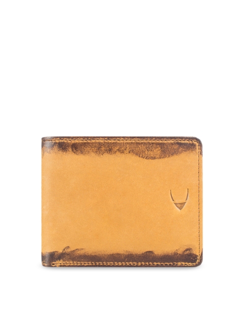 Hidesign Men Brown Solid Leather Two Fold Wallet