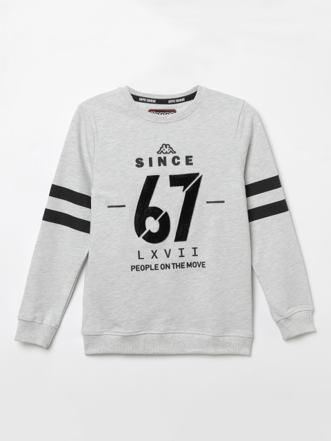 

Kappa Boys Grey Printed Sweatshirt