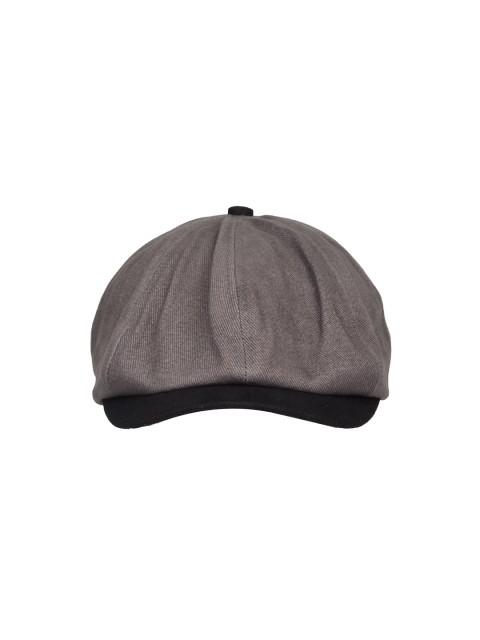 

FabSeasons Unisex Grey & Black Solid Ascot Cap