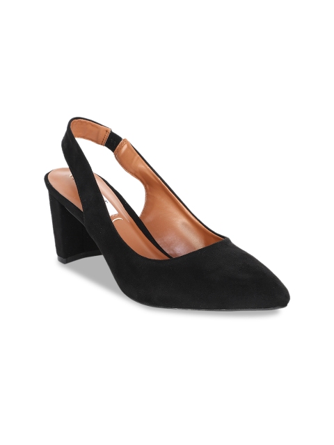 

ELLE Women Black Solid Pumps